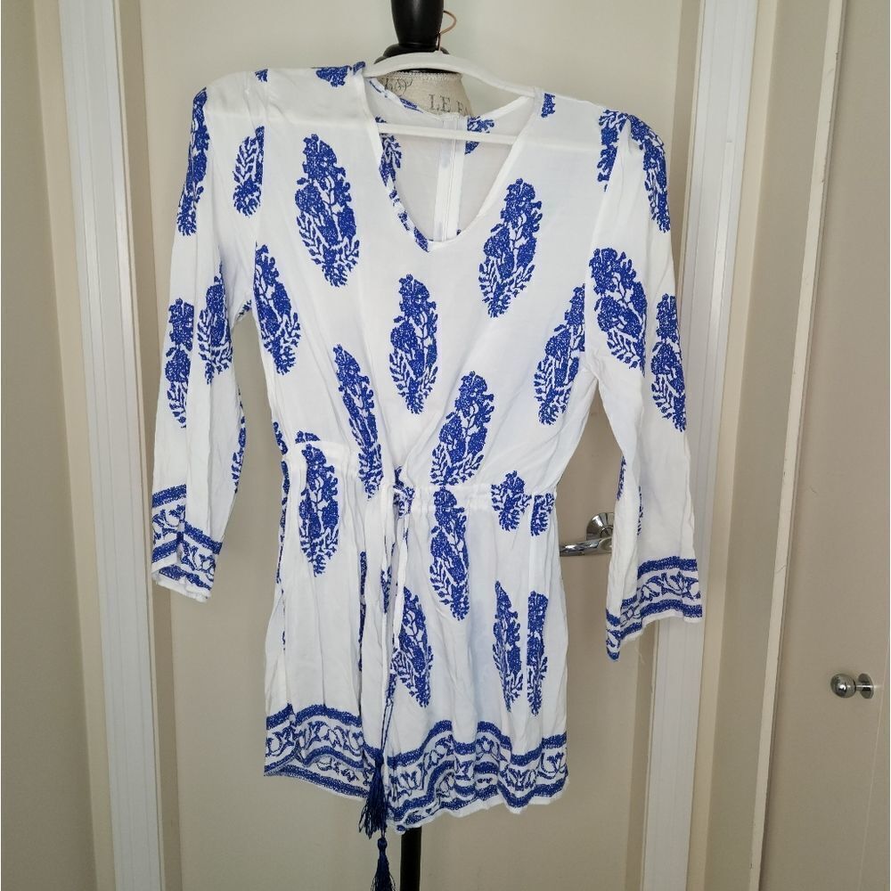 Greek Romper Onesie Swim Coverup